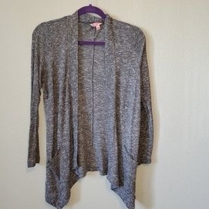 Gray cardigan
